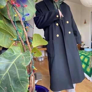 Vintage 90s double breast peacoat